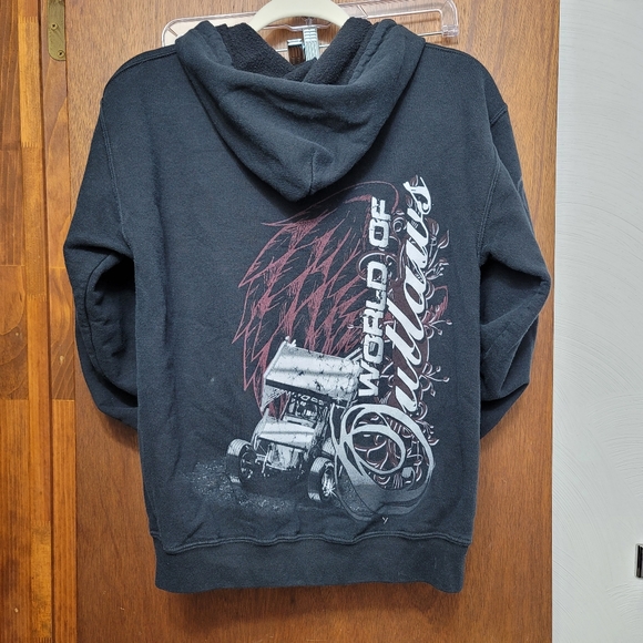 LN.  World of Outlaws hoodie.  Size S.  (559) - Picture 6 of 6
